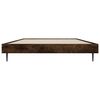 vidaXL Bedframe zonder matras hout gerookt eikenkleurig 90x190 cm