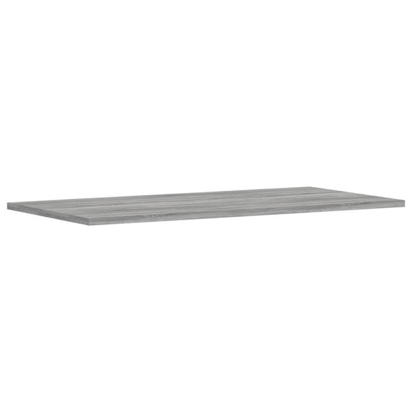 vidaXL Wandschappen 4 st 80x40x1,5 cm bewerkt hout grijs sonoma eiken