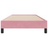 vidaXL Bedframe zonder matras 80x220 cm fluweel roze