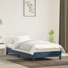 vidaXL Bedframe zonder matras 90x190 cm fluweel donkerblauw
