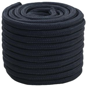 vidaXL Boottouw 2.5 mm 25 m Koninklijk Blauw Polyester