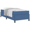 vidaXL Bedframe met matras Blauw 90 x 200 cm Stof