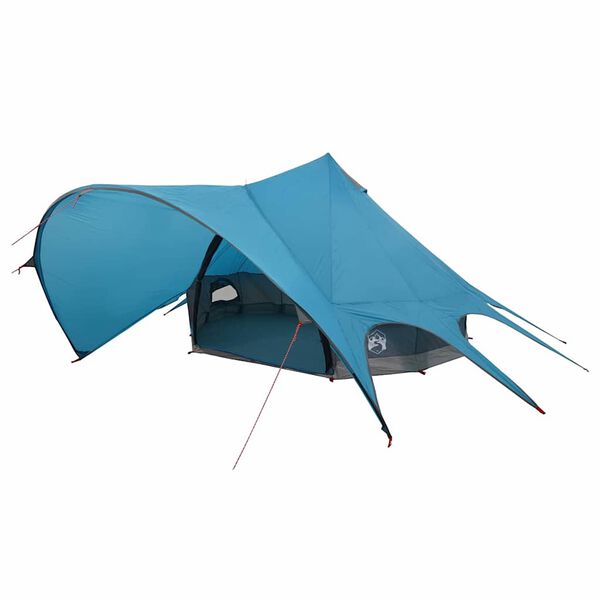 vidaXL Teepee Tent met dak Blauw en Grijs 600 x 600 x 347 cm