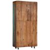 vidaXL Hoge kast 90x35x183 cm massief gerecycled hout