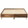 vidaXL Bedframe zonder matras 140x190 cm spaanplaat bewerkt hout