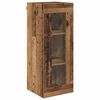 vidaXL Highboard met lade Oud Hout 34,5 x 34 x 180 cm Bewerkt hout