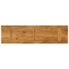 vidaXL Tafelblad rechthoekig 120x40x2,5 cm massief mangohout