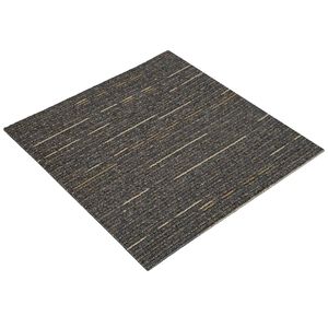 vidaXL Vloertegel Gestreept Lichtbruin 50 x 50 cm 20 st PP en Bitumen