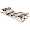 vidaXL Lattenbodem met 42 latten 7 zones 80x200 cm