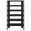 vidaXL Schoenenrek 61x32x105 cm bewerkt hout zwart