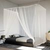 vidaXL Hangende klamboe 156 gaas 220x100x150 cm wit