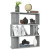 vidaXL Boekenkast / kamerscherm 80x24x96 cm bewerkt hout grijs sonoma