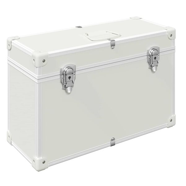 vidaXL Kast Handvatten 2 pcs Wit 85 x 45 mm Metaal