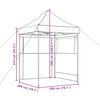 vidaXL Partytent Taupe 200 x 200 x 306 cm Oxford Stof
