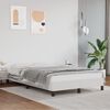vidaXL Bedframe zonder matras 120x190 cm kunstleer wit