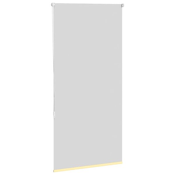vidaXL Rolgordijn verduisterend 80x130 cm stofbreedte 75,7cm geel