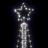 vidaXL LED-kerstboom 483 LEDs koud wit 240 cm