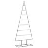 vidaXL Kerstdecoratie kerstboom 180 cm metaal zwart