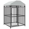 vidaXL Hondenkennel voor buiten met dak 120x120x150 cm