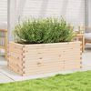vidaXL Plantenbak 110x60x45,5 cm massief grenenhout