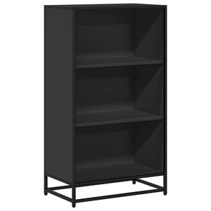vidaXL Boekenkast 60x35x107,5 cm bewerkt hout zwart