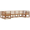 vidaXL Buiten bankenset 7 pcs Naturel Massief Acaciahout