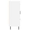 vidaXL Dressoir 69,5x34x90 cm bewerkt hout wit