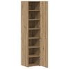 vidaXL Highboard artisanaal eikenkleurig 40 x 42.5 x 185 cm