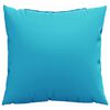 vidaXL Spreidkussens Effen 4 pcs Turquoise 50 x 50 cm Polyester Stof
