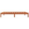 vidaXL Bedframe zonder matras massief grenenhout wasbruin 75x190 cm