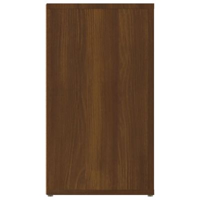 vidaXL Dressoir 80x30x54 cm bewerkt hout bruin eikenkleur