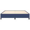 vidaXL Bedframe zonder matras stof blauw 180x200 cm