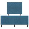 vidaXL Boxspringbed met hoofdeinde Donkerblauw 120 x 190 cm Fluweel