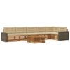 vidaXL Buiten bankenset 7 pcs Natuurlijk en Beige 79 x 79 x 37 cm