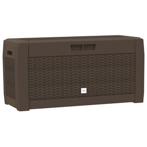 vidaXL Tuinbox 119x48x60 cm polypropeen bruin