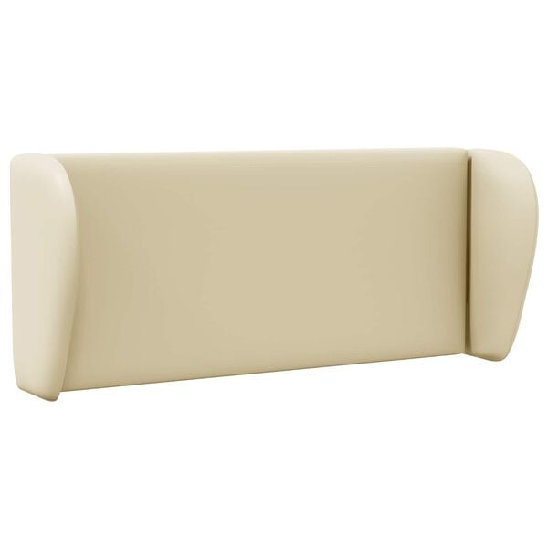 vidaXL Hoofdbord oor Cr&egrave;me 40 x 23 x 6 cm PVC