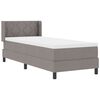 vidaXL Boxspringbed met matras met matras Taupe 80 x 200 cm