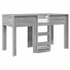 vidaXL Bunk Bed voor Kinderen Grijs Sonoma 75 x 190 cm Bewerkt hout