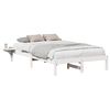 vidaXL Bedframe Wit 120 x 200 cm Massief grenenhout