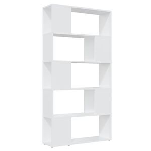 vidaXL Boekenkast/kamerscherm 80x24x155 cm bewerkt hout wit