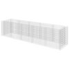 vidaXL Gabion plantenbak verhoogd 450x90x100 cm gegalvaniseerd staal