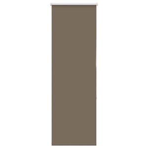 vidaXL Rolgordijn verduisterend koffie 40x130 cm stofbreedte 35,7 cm
