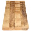 vidaXL Tafelblad met natuurlijke rand 180x40x3,8 cm massief mangohout