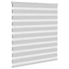 vidaXL Zebra rolgordijn 120x150 cm stofbreedte 115,9 cm lichtgrijs