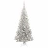vidaXL Kerstboom met 300 LED met standaard Zilver 180 cm PET