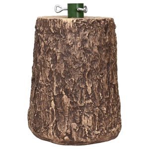 vidaXL Kerstboomvoet in boomstamvorm &Oslash; 23 x 34 cm Magnesiumoxide