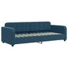 vidaXL Slaapbank met onderschuifbed 80x200 cm fluweel blauw