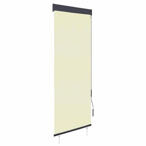 vidaXL Rolgordijn voor buiten 60x250 cm cr&egrave;me