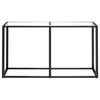 vidaXL Wandtafel 140x35x75,5 cm gehard glas transparant