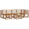 vidaXL Buiten bankenset 7 pcs Naturel Massief Acaciahout